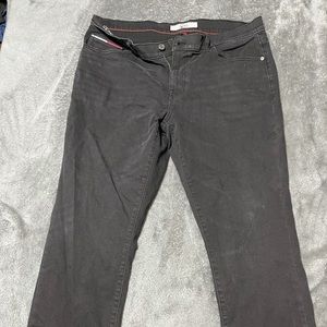 Tommy hillfiger straight cut black jeans